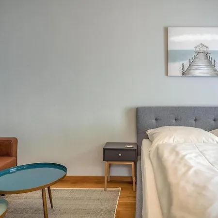 Ferienwohnung Indigo Nahe Bahnhof Und Kurpark 公寓
